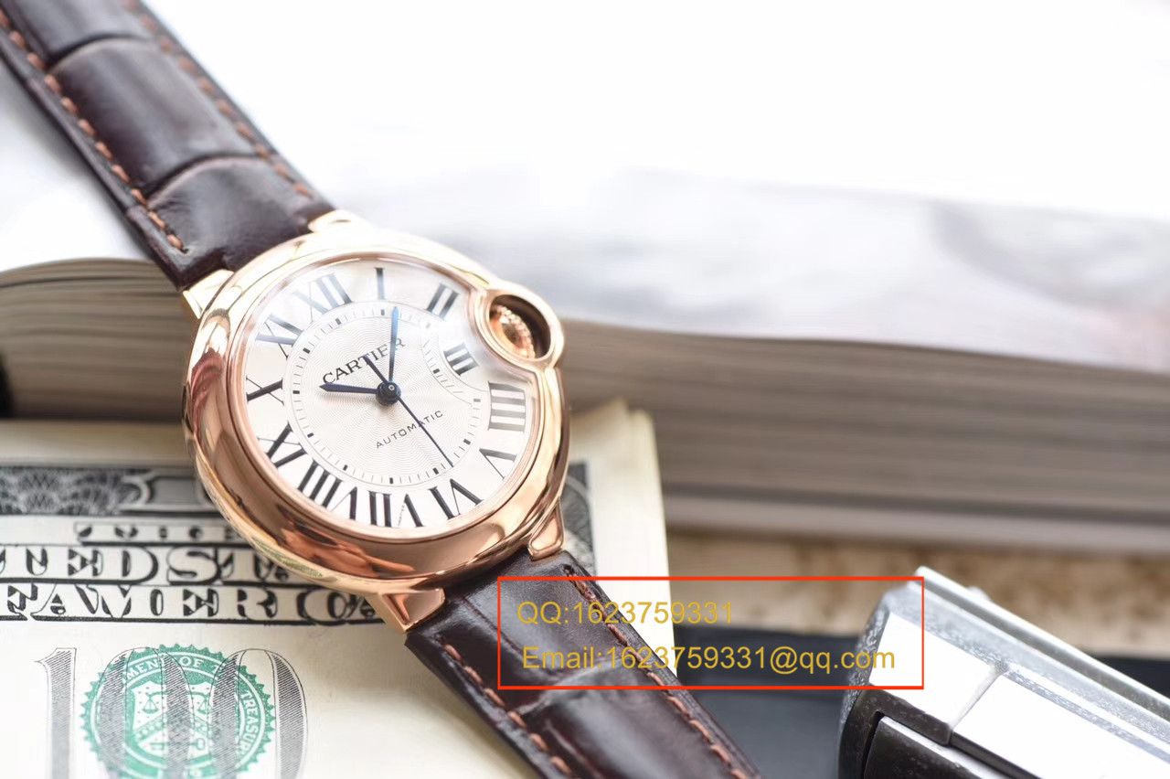 【独家视频测评V6 Factory  Perfect  High quality  Replica Watches 】 Cartier  小号蓝气球系列33毫米W6920097女士 wrist watches  / K126