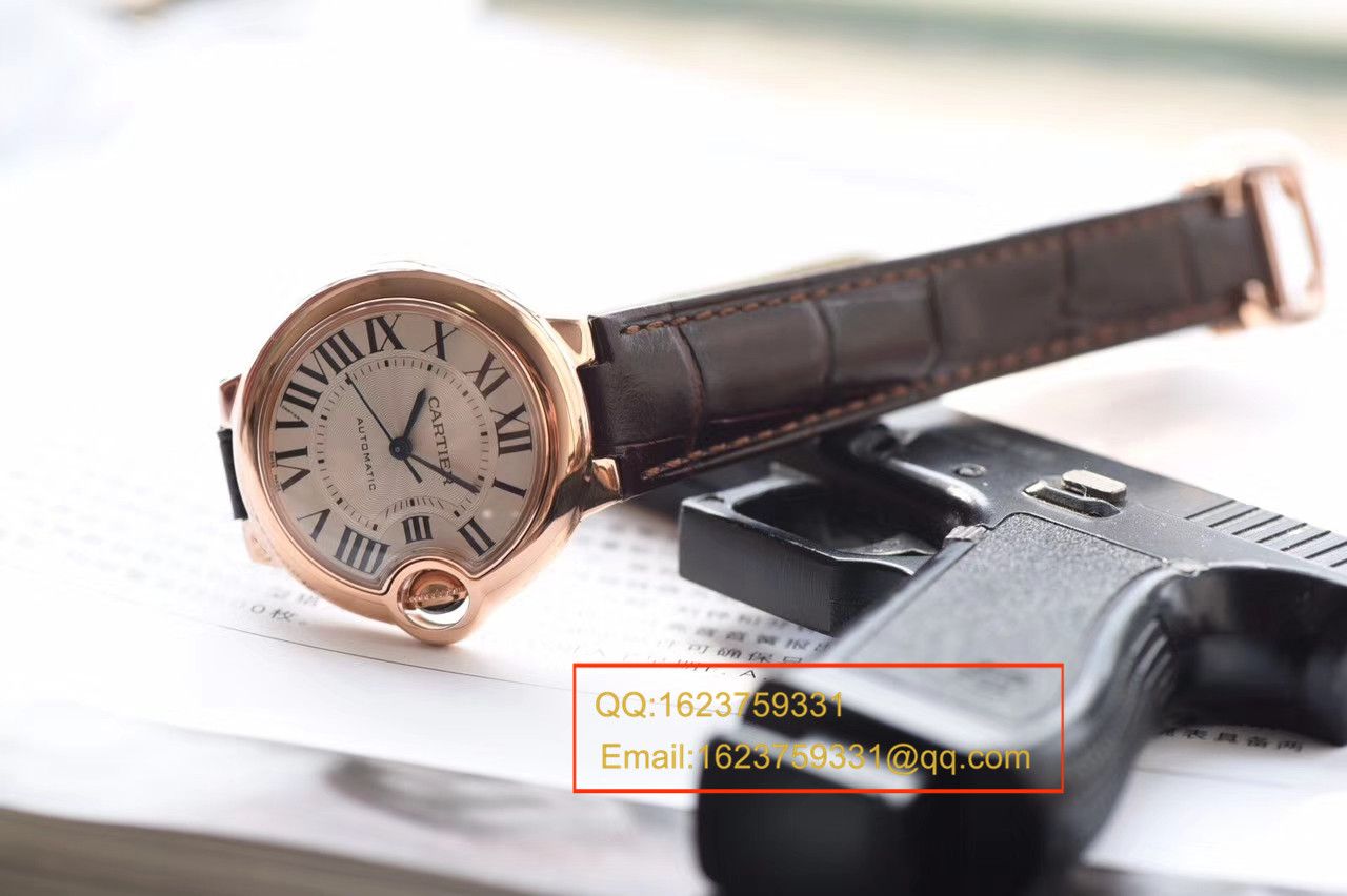 【独家视频测评V6 Factory  Perfect  High quality  Replica Watches 】 Cartier  小号蓝气球系列33毫米W6920097女士 wrist watches  / K126