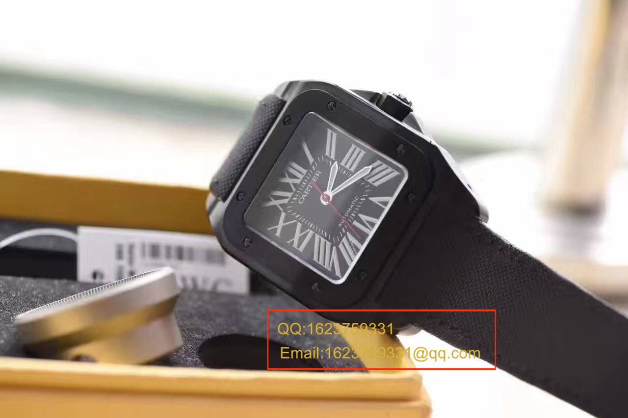 【HBBV6 Factory  top  Replica 1:1 Copy  Watches 】 Cartier   Santos 系列黑骑士WSSA0006 wrist watches  / KAJ104