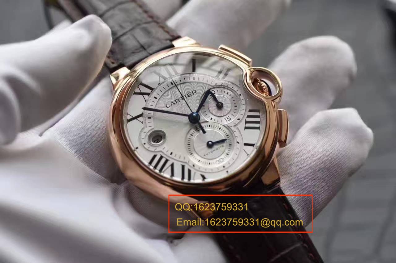 【独家视频测评OF Perfect  High quality  Replica Watches 】 Cartier  蓝气球系列W6920074 wrist watches  / KBB103