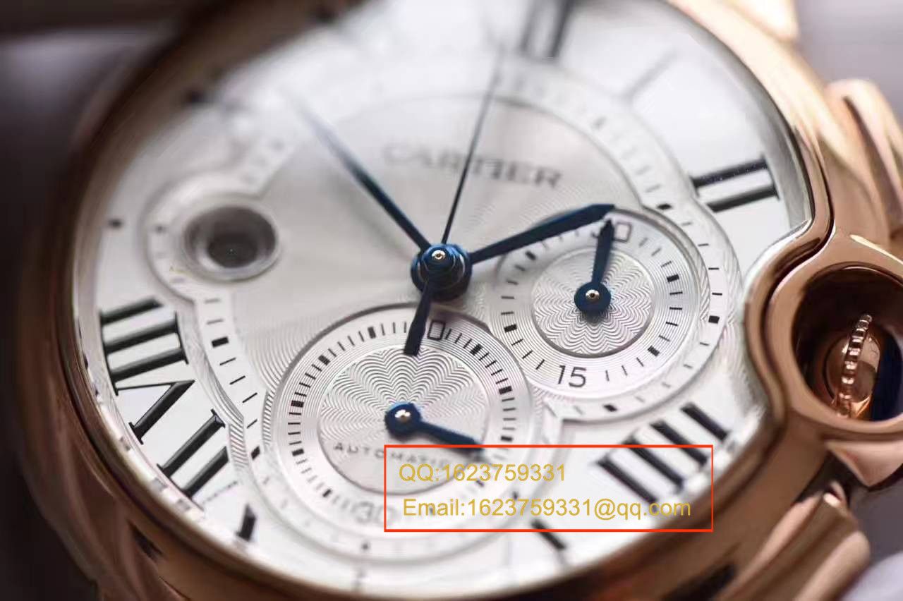 【独家视频测评OF Perfect  High quality  Replica Watches 】 Cartier  蓝气球系列W6920074 wrist watches  / KBB103