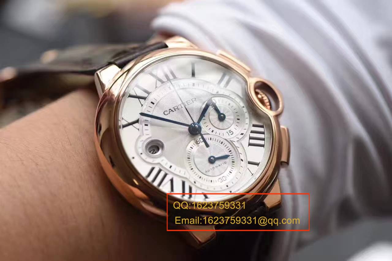 【独家视频测评OF Perfect  High quality  Replica Watches 】 Cartier  蓝气球系列W6920074 wrist watches  / KBB103
