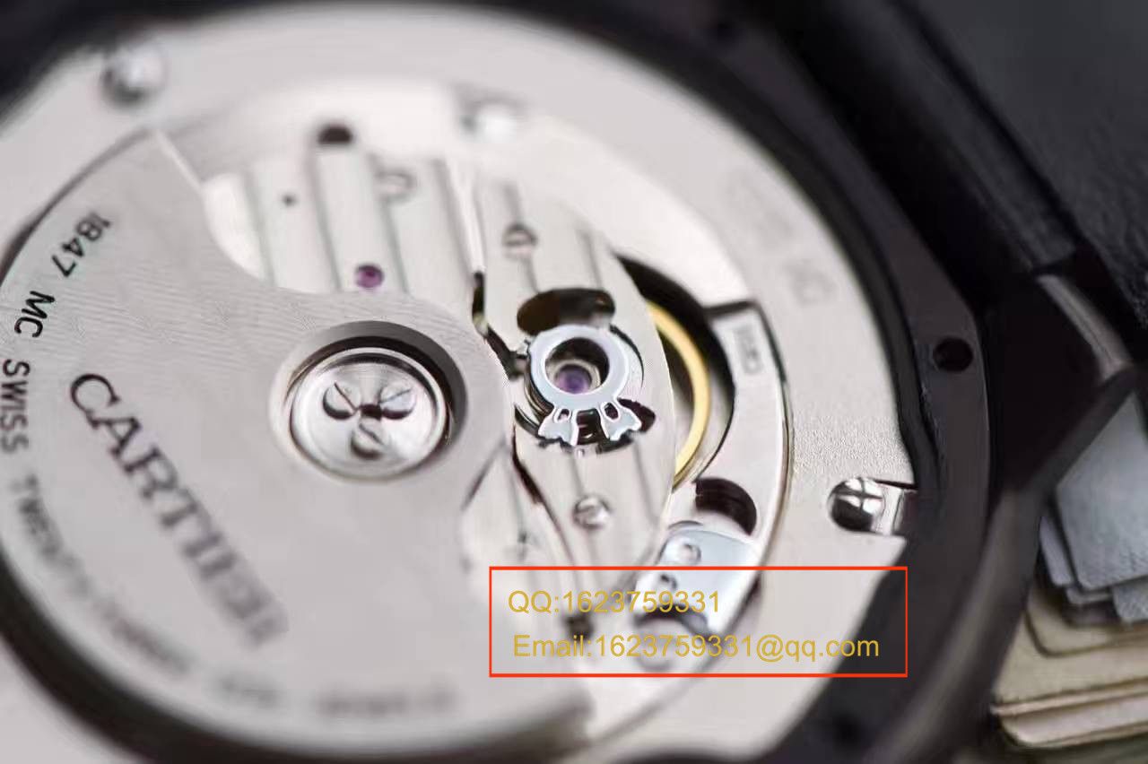 【独家视频测评V6 Factory 1:1 Replica Watches 】 Cartier  蓝气球系列黑武士WSBB0015男表42毫米V2版本 / KAH096