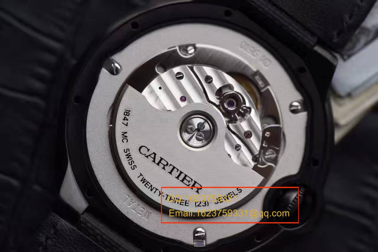 【独家视频测评V6 Factory 1:1 Replica Watches 】 Cartier  蓝气球系列黑武士WSBB0015男表42毫米V2版本 / KAH096