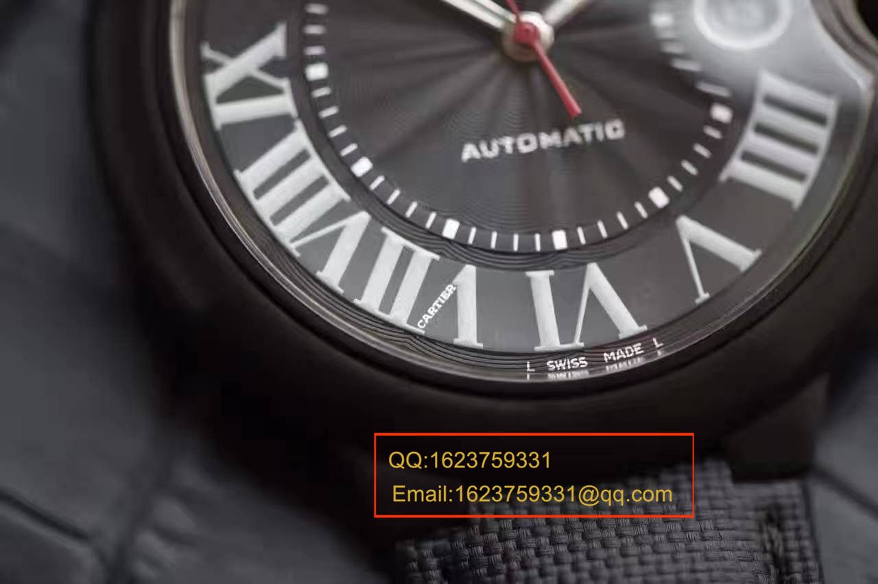 【独家视频测评V6 Factory 1:1 Replica Watches 】 Cartier  蓝气球系列黑武士WSBB0015男表42毫米V2版本 / KAH096