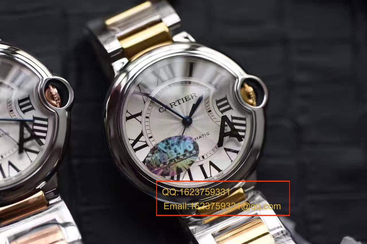 【独家视频测评V6 Factory 1:1 Knockoff  Watches 】 Cartier  蓝气球系列W2BB0003《中号蓝气球36毫米》女士 wrist watches  / KAG094