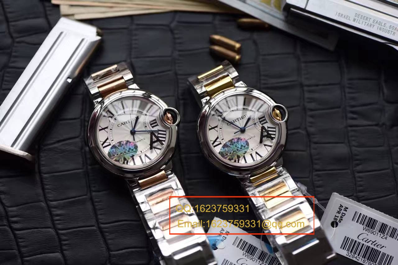 【独家视频测评V6 Factory 1:1 Knockoff  Watches 】 Cartier  蓝气球系列W2BB0003《中号蓝气球36毫米》女士 wrist watches  / KAG094