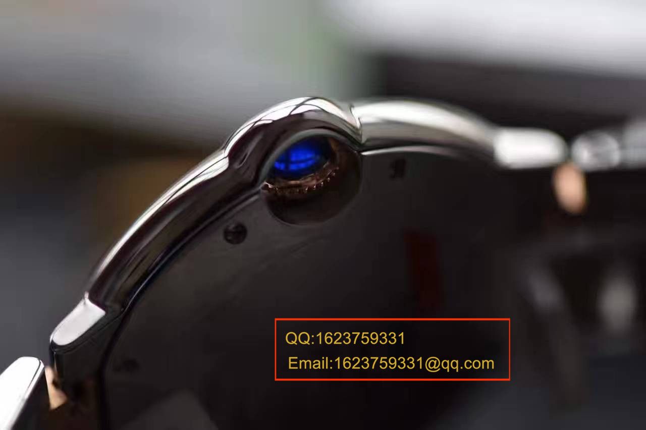 【独家视频测评V6 Factory 1:1 Knockoff  Watches 】 Cartier  蓝气球系列W2BB0003《中号蓝气球36毫米》女士 wrist watches  / KAG094
