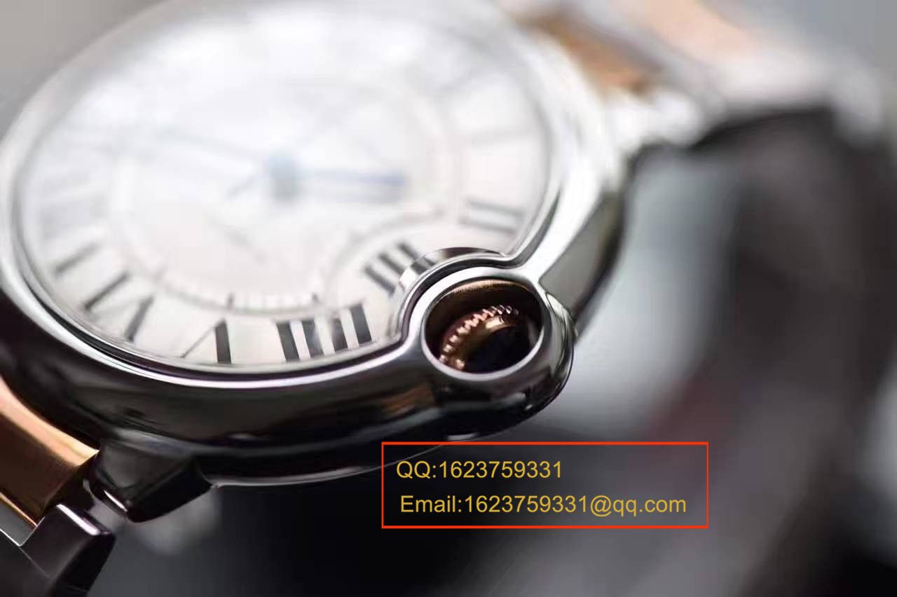【独家视频测评V6 Factory 1:1 Knockoff  Watches 】 Cartier  蓝气球系列W2BB0003《中号蓝气球36毫米》女士 wrist watches  / KAG094