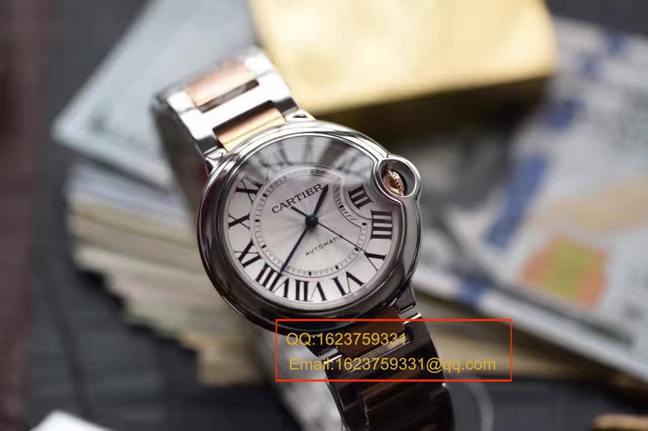 【独家视频测评V6 Factory 1:1 Knockoff  Watches 】 Cartier  蓝气球系列W2BB0003《中号蓝气球36毫米》女士 wrist watches  / KAG094