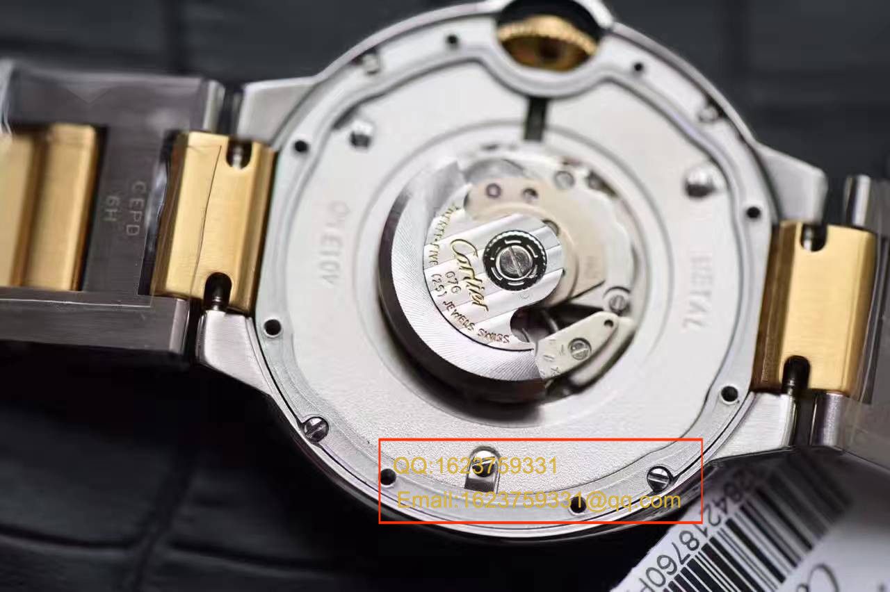 【独家视频测评V6 Factory 1:1 High quality  Replica Watches 】 Cartier  中号蓝气球36毫米系列W2BB0012女士 wrist watches  / K095
