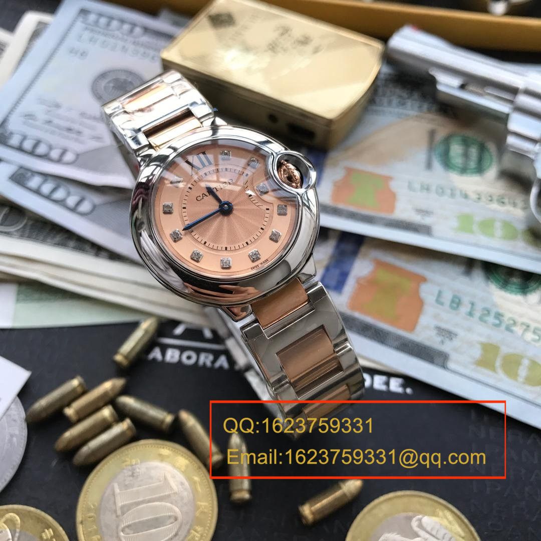 【视频解析小号蓝气球28毫米】V6 Factory 1:1 Replica Copy  Watches 之 Cartier  蓝气球系列WE902052石英女表 / K084