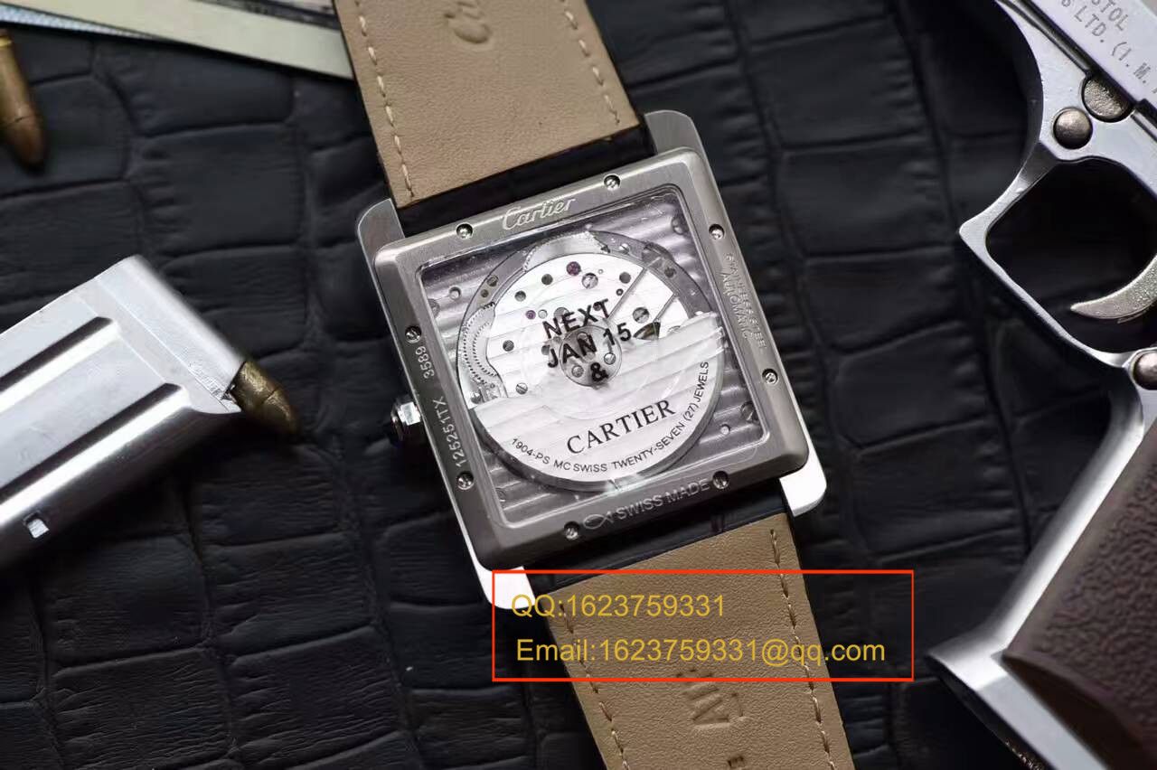 【独家 Video analysis JF Perfect  Copy  Watches 】 Cartier  坦克系列TANK MC系列W5330003男表 / KAG020A