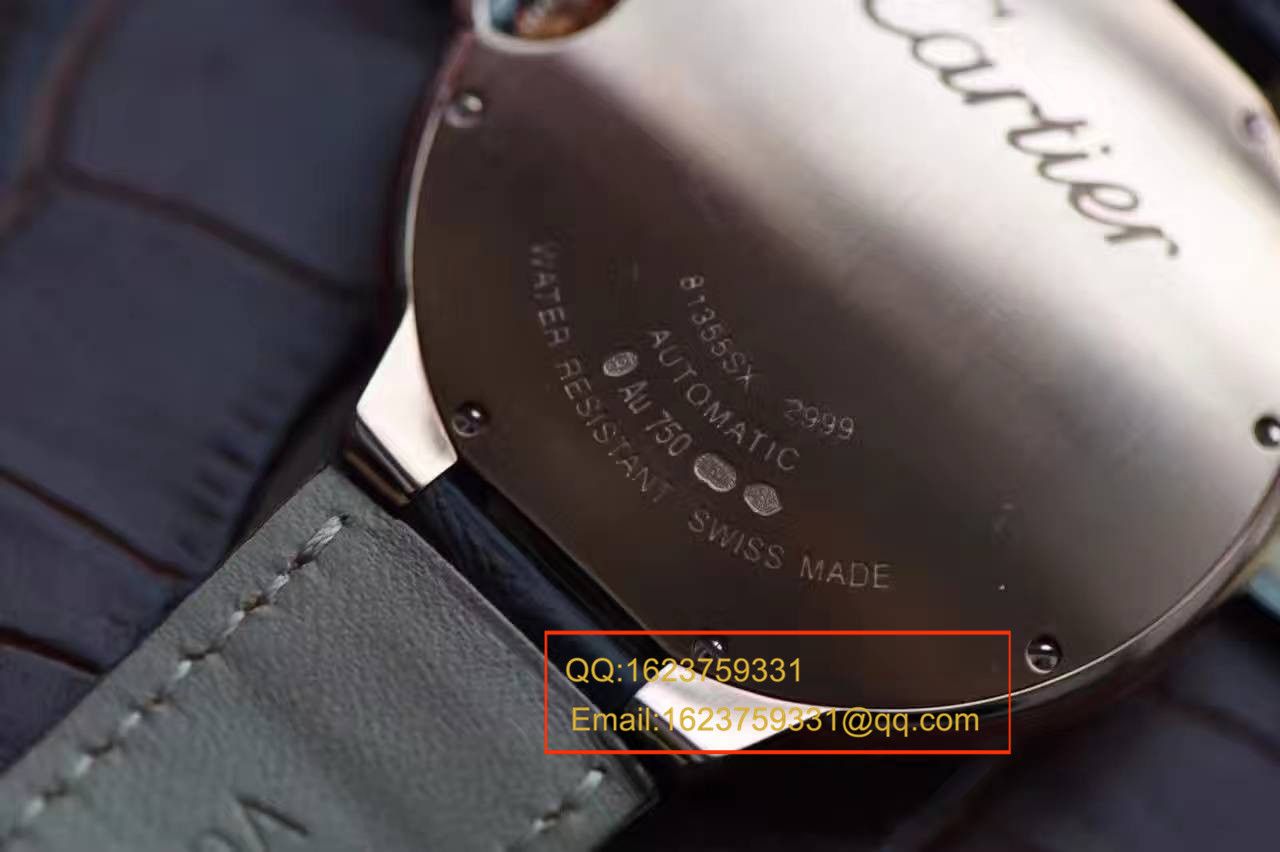 【独家视频测评V6 Factory  Perfect  High quality  Replica Watches 】 Cartier  大号蓝气球42毫米W6900651玫瑰金 wrist watches  / K043