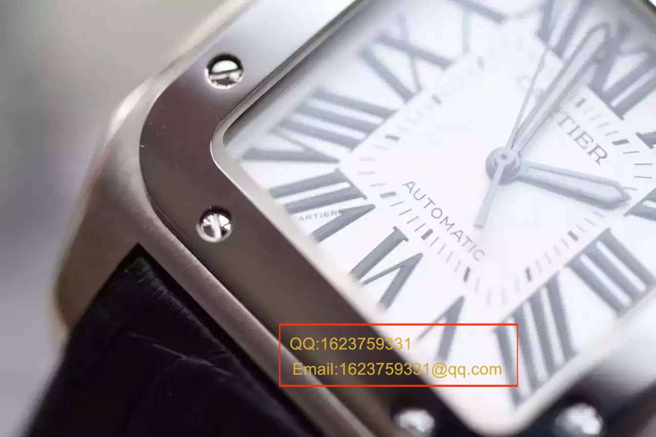 【视频解析V6 Factory 1:1 High quality  Knockoff  Watches 】 Cartier   Santos 自动机械男表W20106X8机械 wrist watches  / KBA032