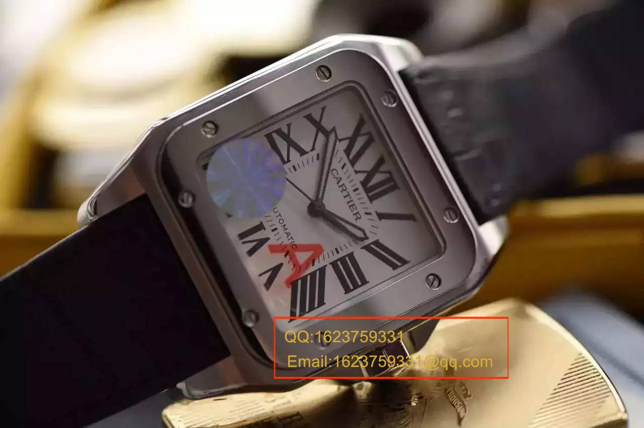 【视频解析V6 Factory 1:1 High quality  Knockoff  Watches 】 Cartier   Santos 自动机械男表W20106X8机械 wrist watches  / KBA032