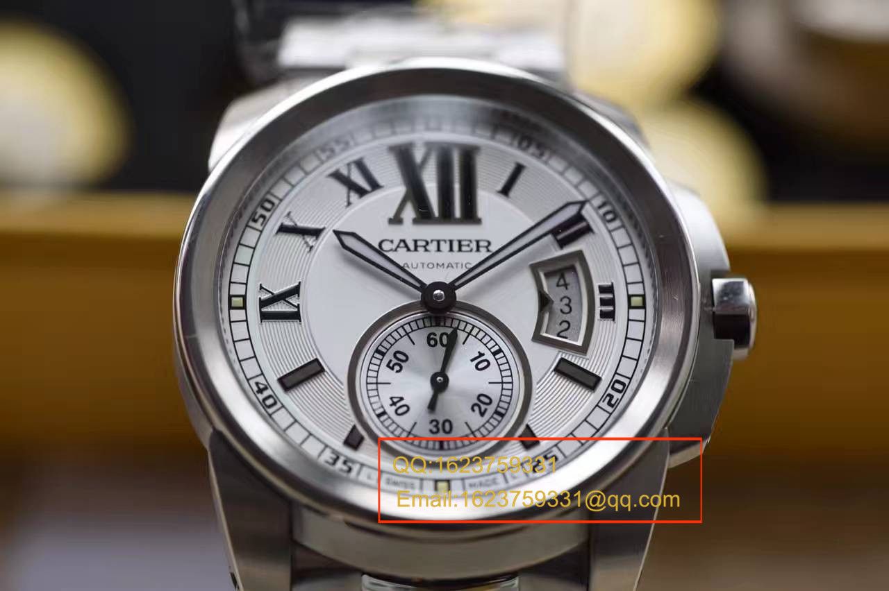 【独家视频解析JF Perfect  High quality  Replica Watches 】 Cartier  CALIBRE DE  Cartier 卡历博系列W7100013 wrist watches  / KAI026