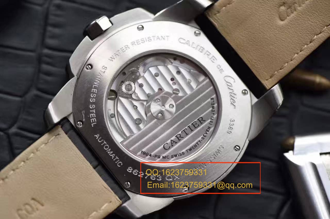 【独家视频解析JF Perfect  High quality  Replica Watches 】 Cartier  CALIBRE DE  Cartier 卡历博系列W7100013 wrist watches  / KAI026