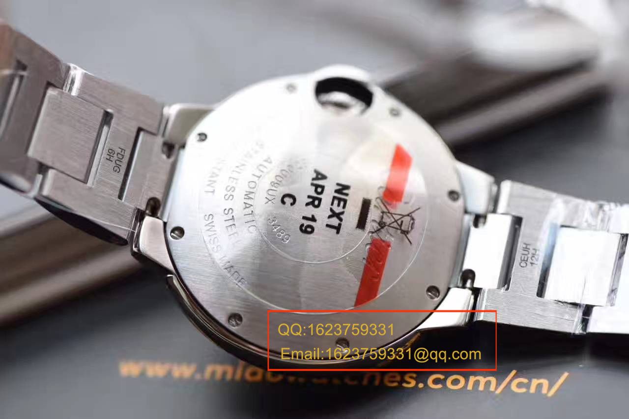 【独家视频解析V6 Factory  Perfect  High quality  Replica Watches 】 Cartier  蓝气球系列小号33毫米机械女表W6920071/W6920085 / K117