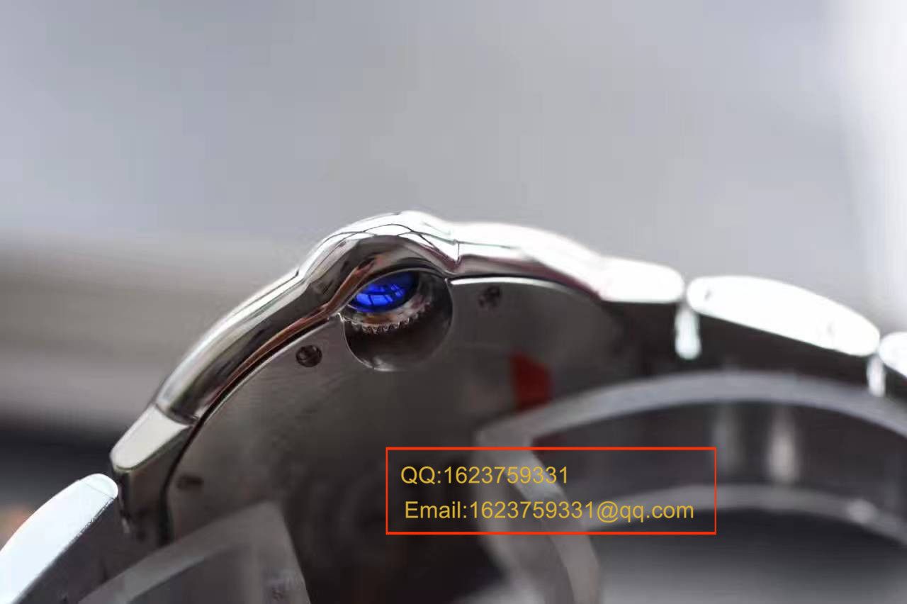 【独家视频解析V6 Factory  Perfect  High quality  Replica Watches 】 Cartier  蓝气球系列小号33毫米机械女表W6920071/W6920085 / K117