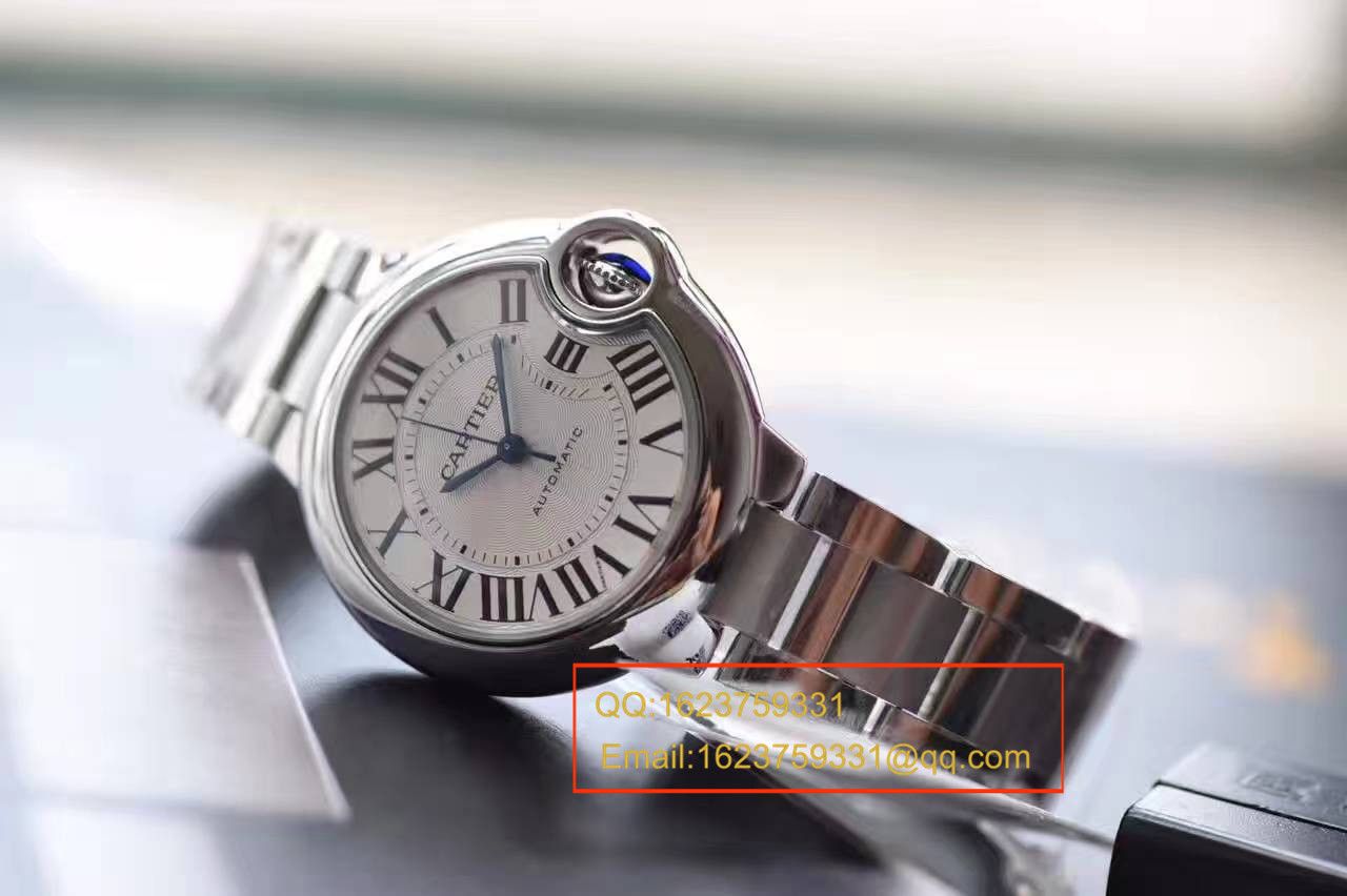 【独家视频解析V6 Factory  Perfect  High quality  Replica Watches 】 Cartier  蓝气球系列小号33毫米机械女表W6920071/W6920085 / K117