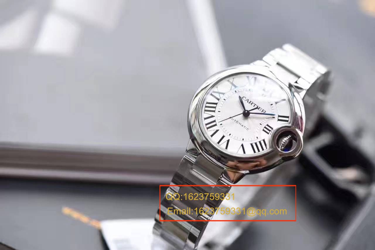 【独家视频解析V6 Factory  Perfect  High quality  Replica Watches 】 Cartier  蓝气球系列小号33毫米机械女表W6920071/W6920085 / K117