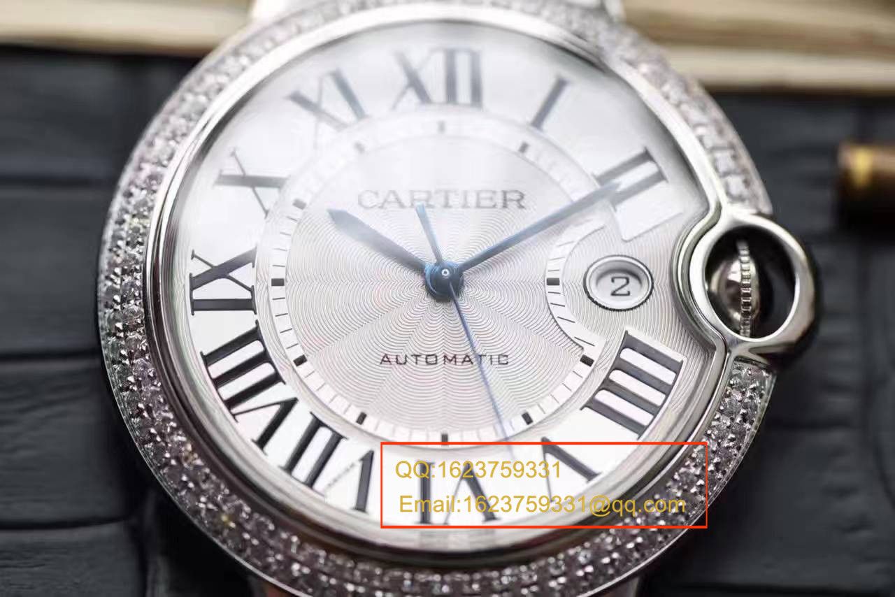 【HBBV6 Factory  Perfect  High quality  Replica Watches 】 Cartier  蓝气球系列WE900951男装42毫米镶钻 wrist watches  / KAI112