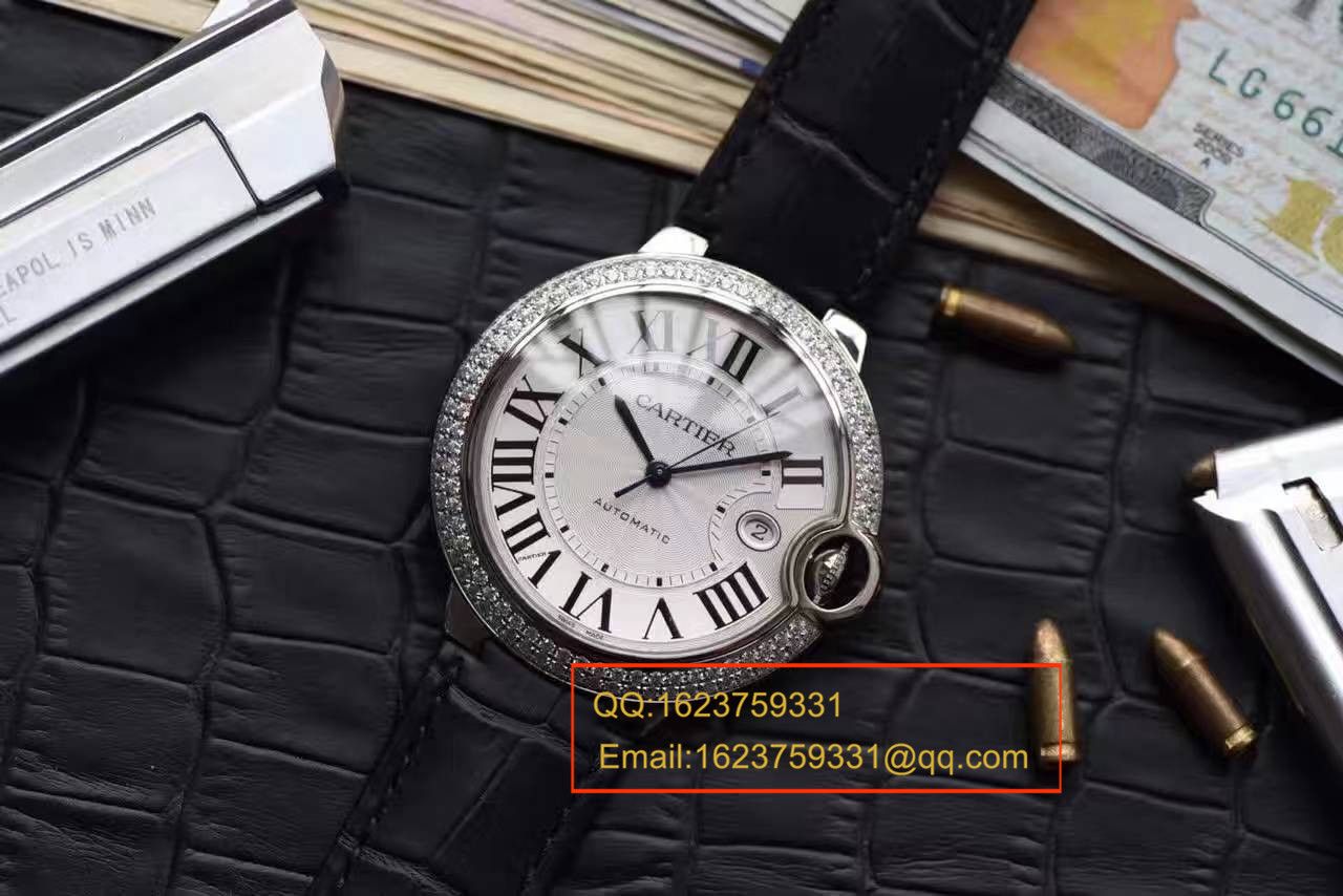 【HBBV6 Factory  Perfect  High quality  Replica Watches 】 Cartier  蓝气球系列WE900951男装42毫米镶钻 wrist watches  / KAI112