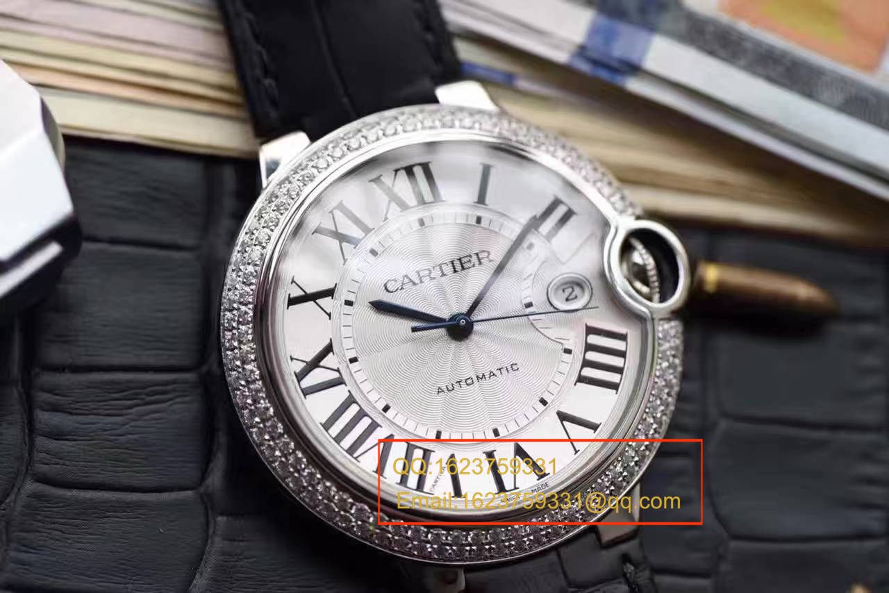 【HBBV6 Factory  Perfect  High quality  Replica Watches 】 Cartier  蓝气球系列WE900951男装42毫米镶钻 wrist watches  / KAI112