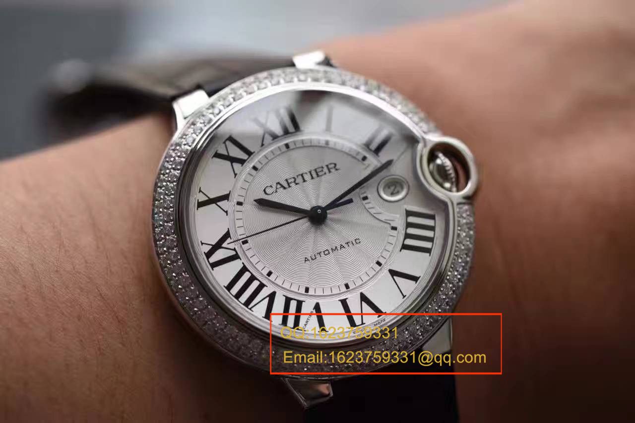 【HBBV6 Factory  Perfect  High quality  Replica Watches 】 Cartier  蓝气球系列WE900951男装42毫米镶钻 wrist watches  / KAI112