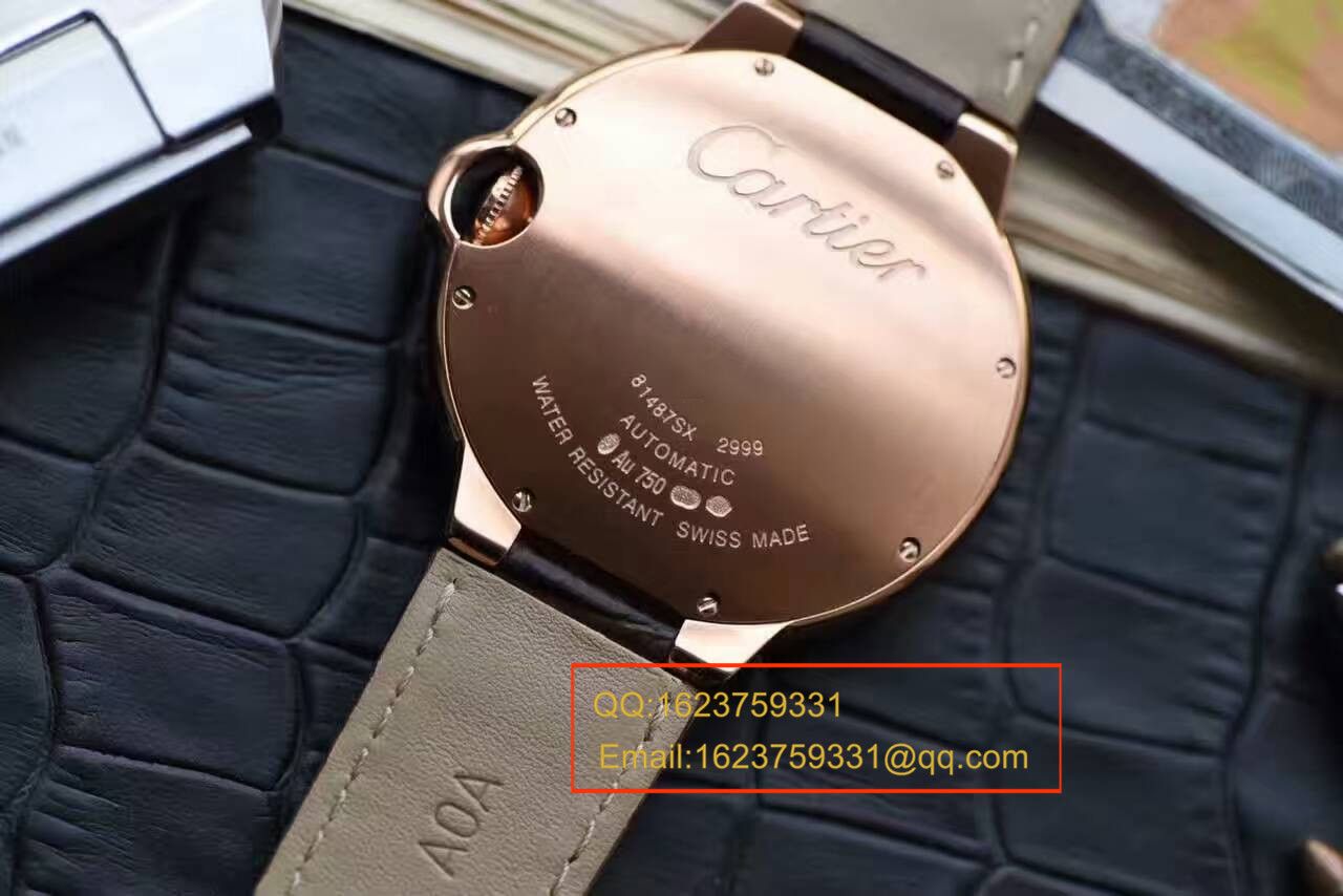 【HBBV6 Factory  Perfect  High quality  Copy  Watches 】 Cartier  蓝气球系列WE900851男士42毫米镶钻 wrist watches  / KAI082