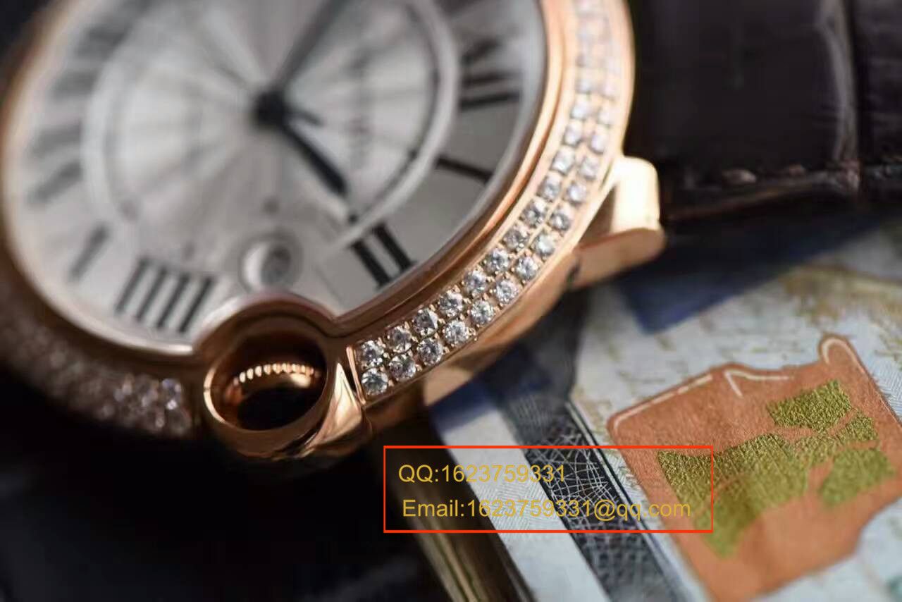 【HBBV6 Factory  Perfect  High quality  Copy  Watches 】 Cartier  蓝气球系列WE900851男士42毫米镶钻 wrist watches  / KAI082