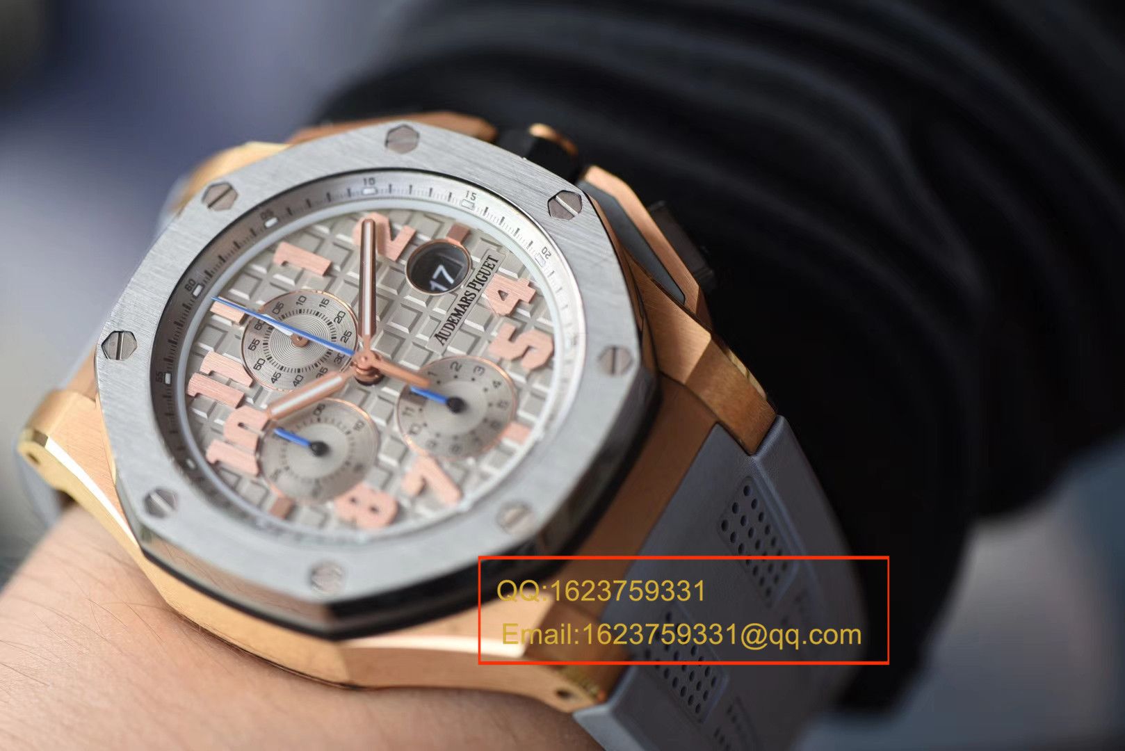【 Video analysis JF Factory  Perfect  Knockoff  Watches 】Audemars Piguet AP Royal Oak Offshore 詹姆斯签名特别版26210OI.OO.A109CR.01 wrist watches  / APDB043