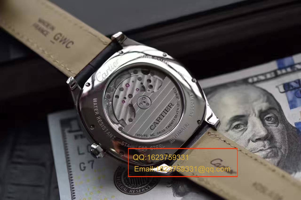 【独家视频测评SY Perfect  High quality  Replica Watches 】 Cartier  DRIVE DE  Cartier  系列WSNM0004枕形 wrist watches  / KBB097