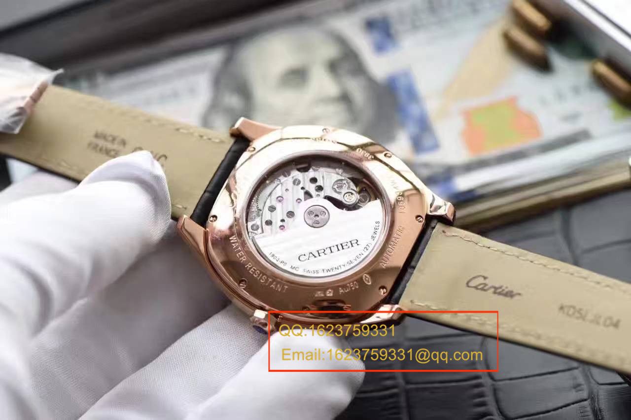 【独家视频测评SY Perfect  High quality  Replica Watches 】 Cartier  DRIVE DE  Cartier  系列WGNM0003枕形 wrist watches  / Kbc101
