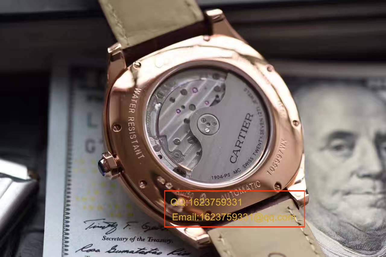 【独家视频测评SY Perfect  High quality  Replica Watches 】 Cartier  DRIVE DE  Cartier  系列WGNM0003枕形 wrist watches  / Kbc101