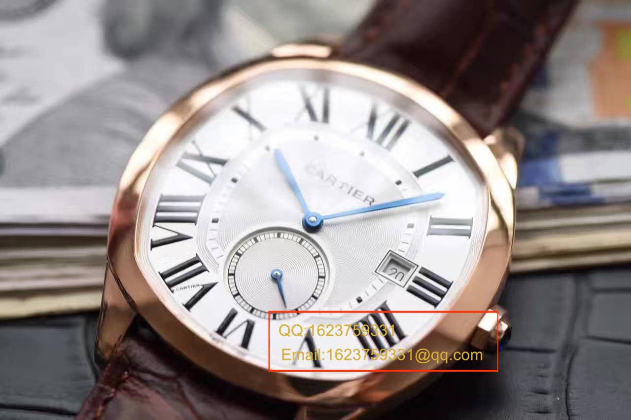 【独家视频测评SY Perfect  High quality  Replica Watches 】 Cartier  DRIVE DE  Cartier  系列WGNM0003枕形 wrist watches  / Kbc101