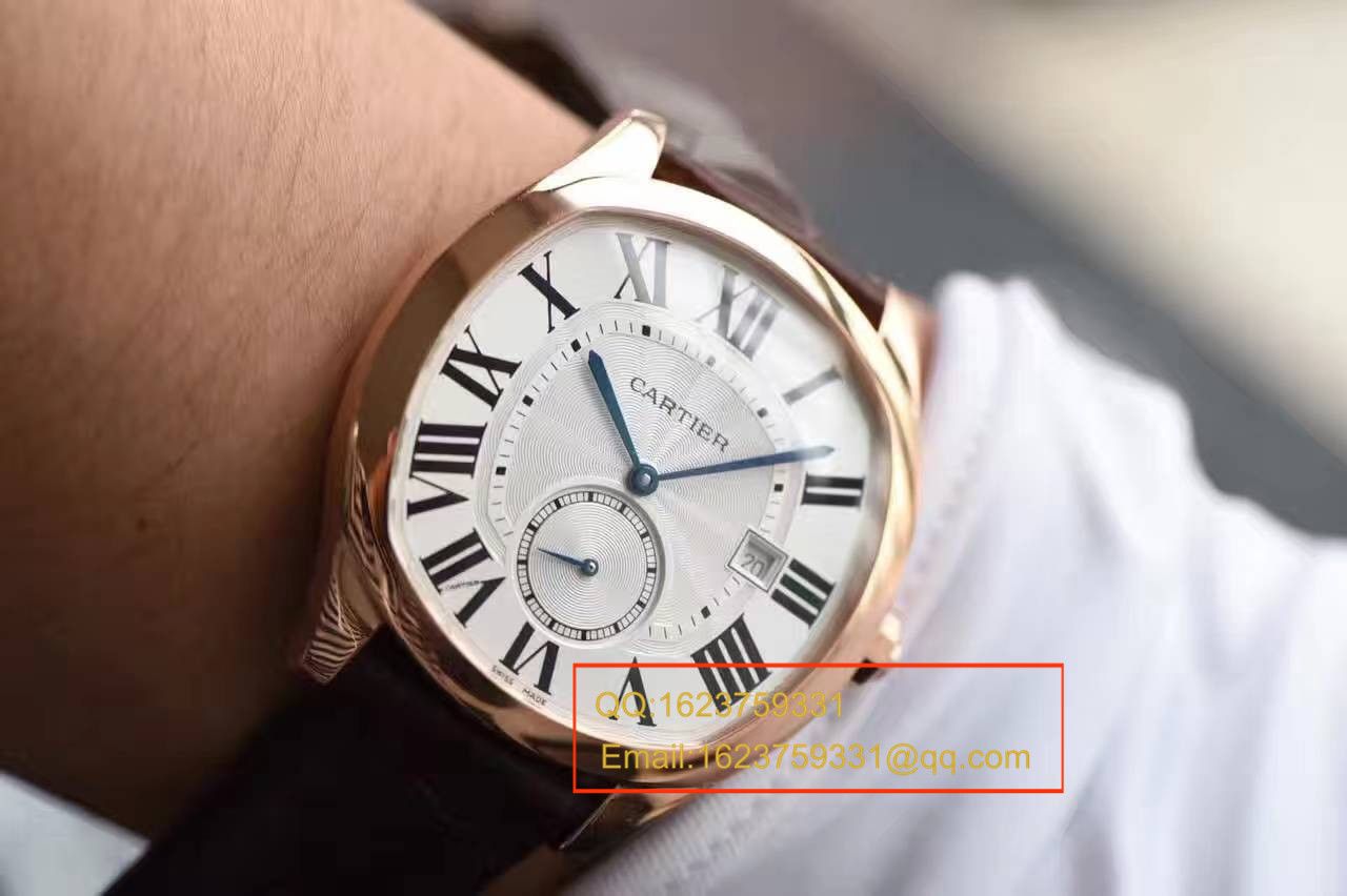 【独家视频测评SY Perfect  High quality  Replica Watches 】 Cartier  DRIVE DE  Cartier  系列WGNM0003枕形 wrist watches  / Kbc101