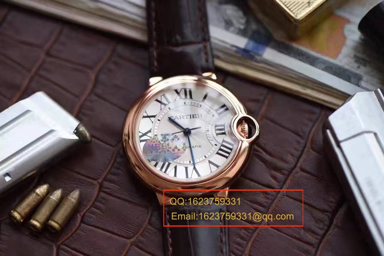【独家视频测评V6 Perfect  High quality  Replica Watches 】 Cartier  蓝气球系列W6900456大号36毫米女士机械 wrist watches  / KAF092