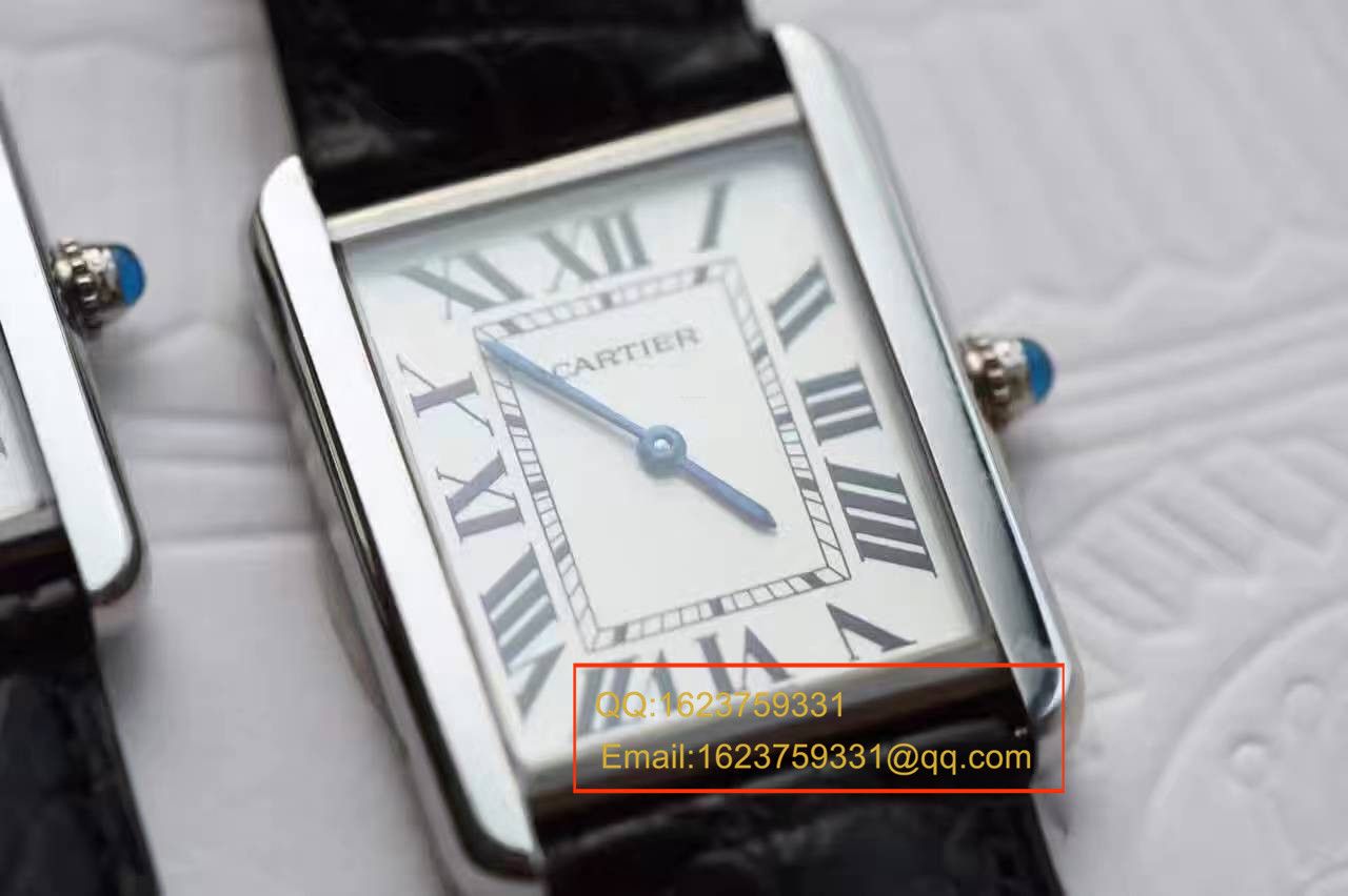 【独家视频测评K11 Perfect  High quality  Replica Watches 】 Cartier  坦克solo最高版本女装 wrist watches 中号W5200003小号W5200005可选   / KAD007A