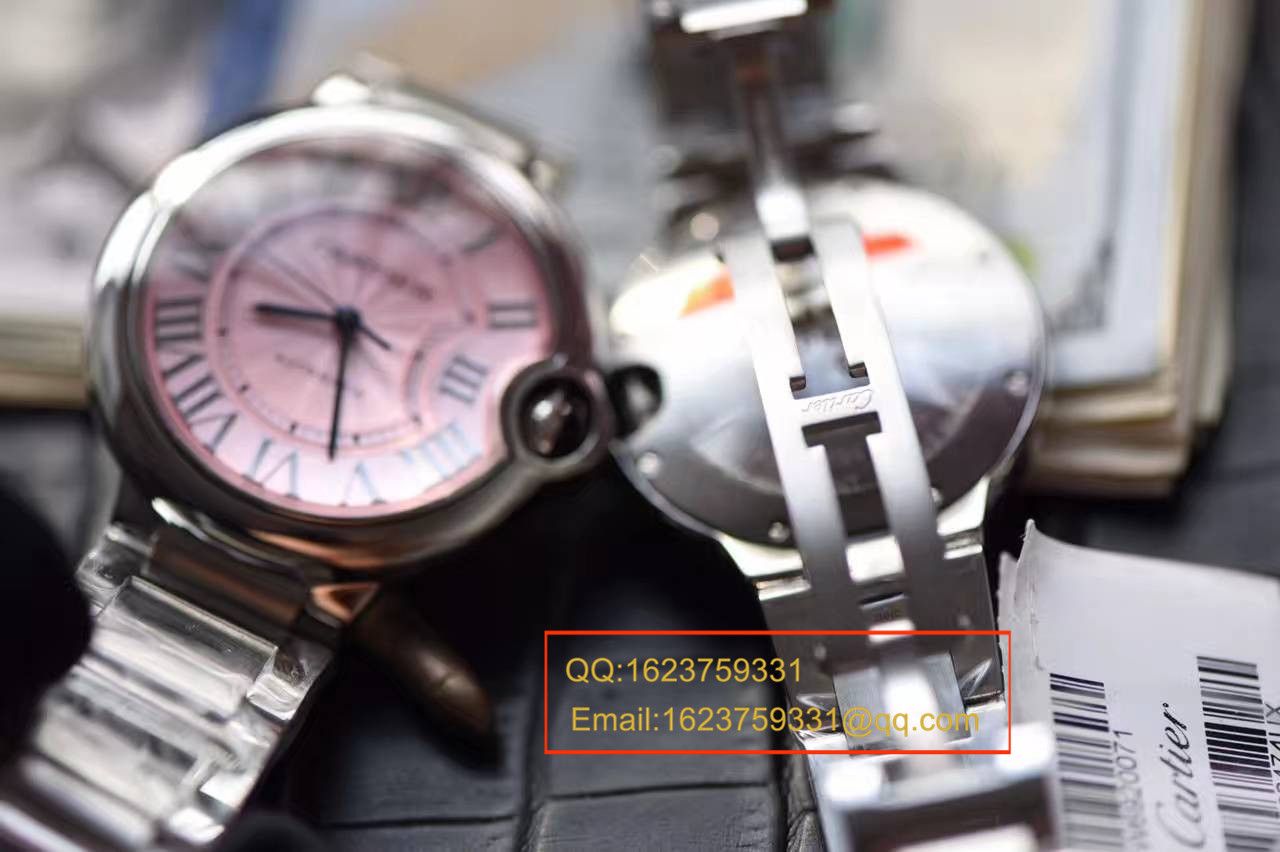 【独家视频测评HBBV6 Perfect  High quality  Replica Watches 】 Cartier  蓝气球系列W6920100女士33毫米机械版本 wrist watches  / K060