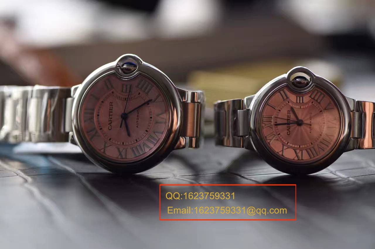 【独家视频测评HBBV6 Perfect  High quality  Replica Watches 】 Cartier  蓝气球系列W6920100女士33毫米机械版本 wrist watches  / K060