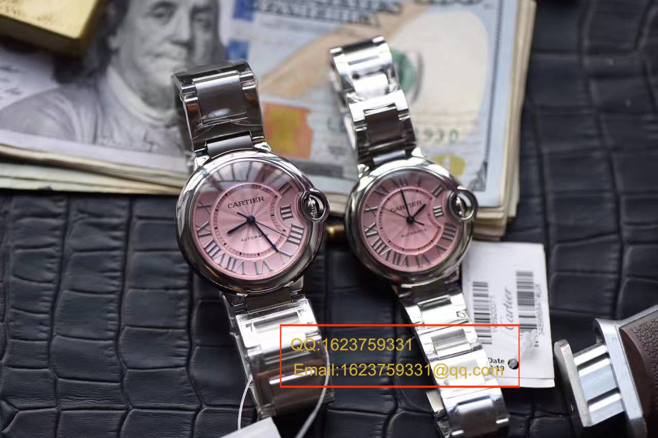【独家视频测评HBBV6 Perfect  High quality  Replica Watches 】 Cartier  蓝气球系列W6920100女士33毫米机械版本 wrist watches  / K060