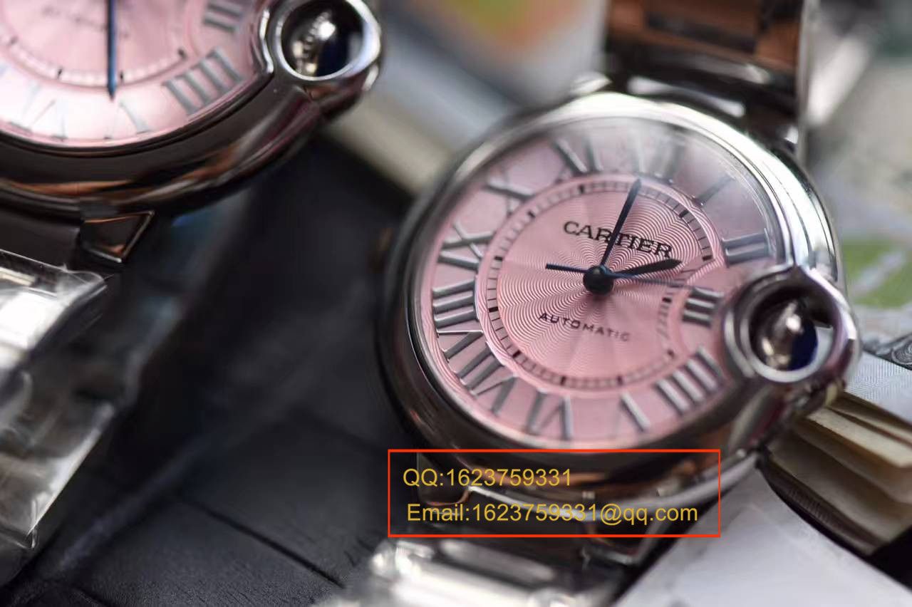 【独家视频测评HBBV6 Perfect  High quality  Replica Watches 】 Cartier  蓝气球系列W6920100女士33毫米机械版本 wrist watches  / K060