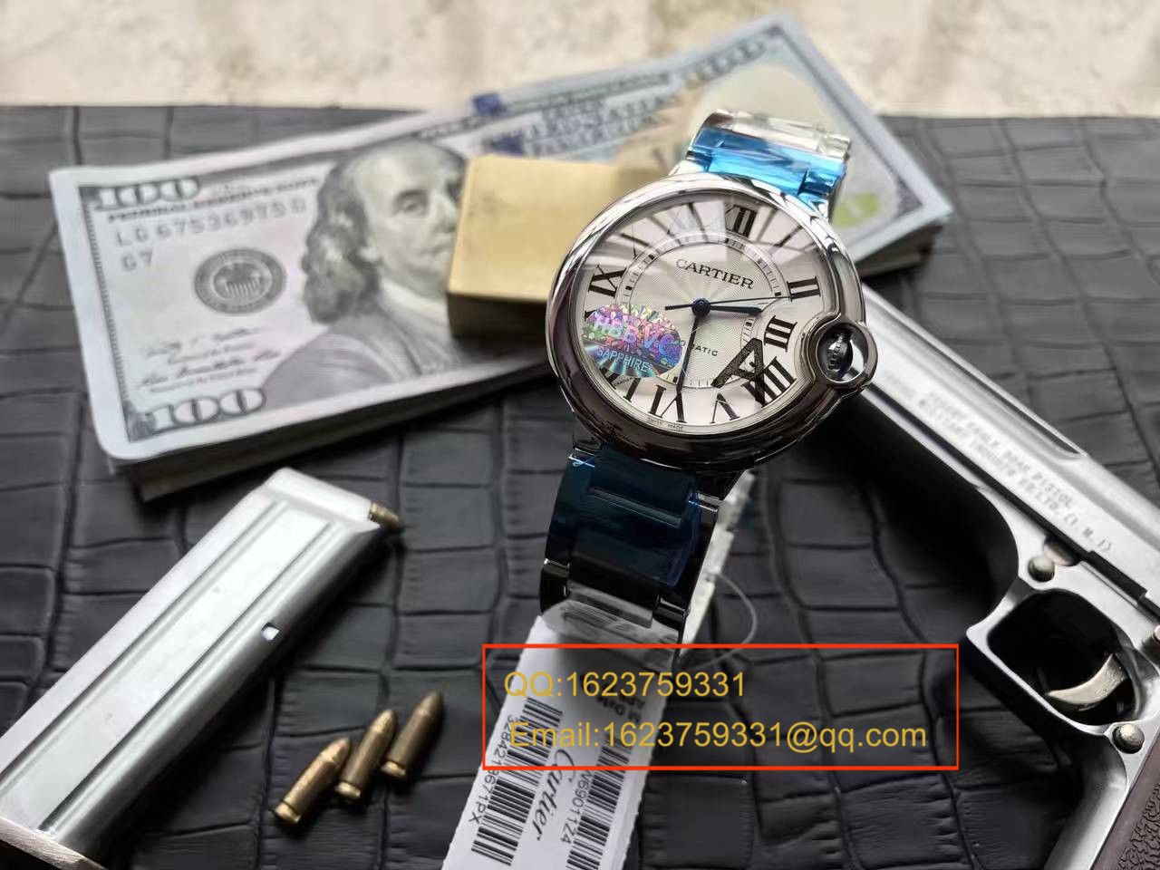 【独家视频测评HBBV6 Factory  Perfect  Knockoff  Watches 】 Cartier  蓝气球系列W6920046/W6900556（36毫米）机械女表 / KDY029