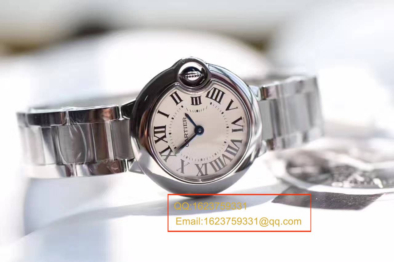 【HBBV6 Factory  Perfect  Replica Copy  Watches 】 Cartier  蓝气球系列小号28毫米石英蓝气球W69010Z4女表 / K111