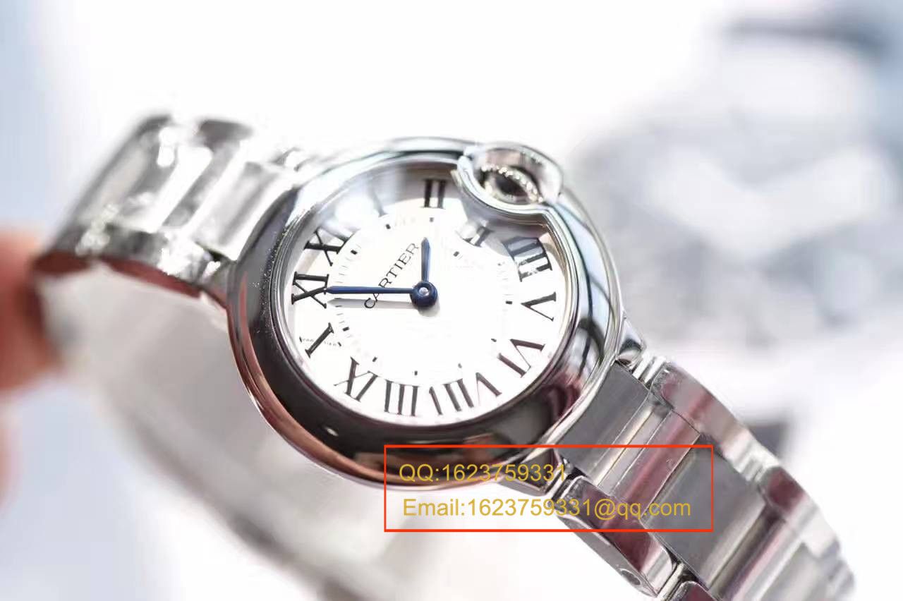 【HBBV6 Factory  Perfect  Replica Copy  Watches 】 Cartier  蓝气球系列小号28毫米石英蓝气球W69010Z4女表 / K111