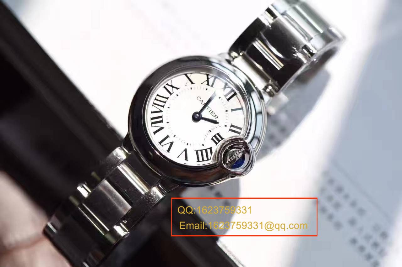 【HBBV6 Factory  Perfect  Replica Copy  Watches 】 Cartier  蓝气球系列小号28毫米石英蓝气球W69010Z4女表 / K111
