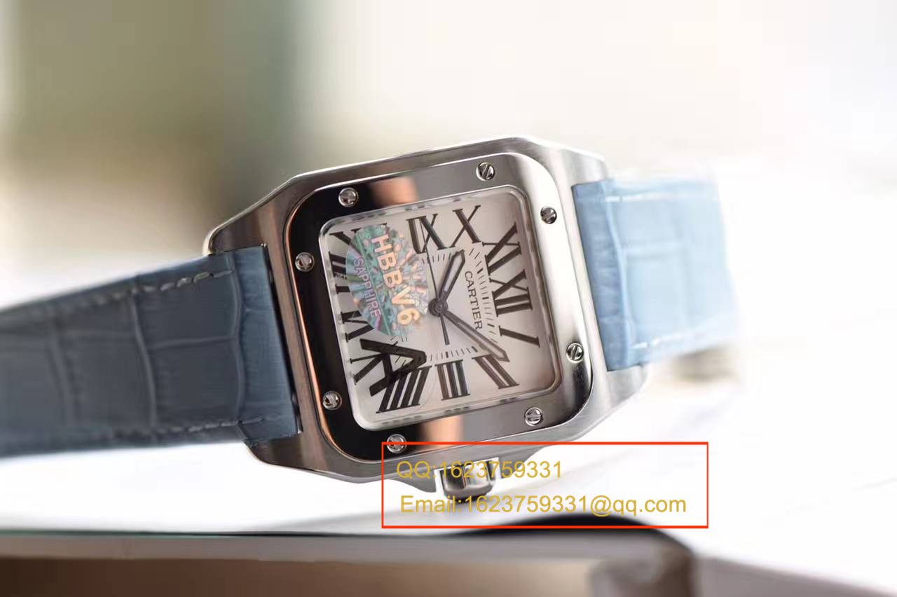 【HBBV6 Factory  Perfect  High quality  Replica Watches 】 Cartier   Santos W20106X8机械女士 wrist watches  / KDY09301
