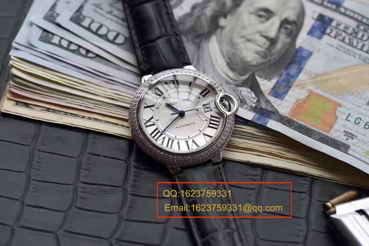 【HBBV6 Factory  Perfect  High quality  Replica Watches 】 Cartier  蓝气球系列WE902065女士33毫米镶钻机械 wrist watches  / K130